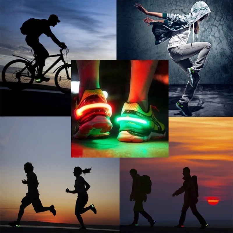 2024 Luminous Shoe Clip Light  - огляд і ціна Reflective Night Running Shoes