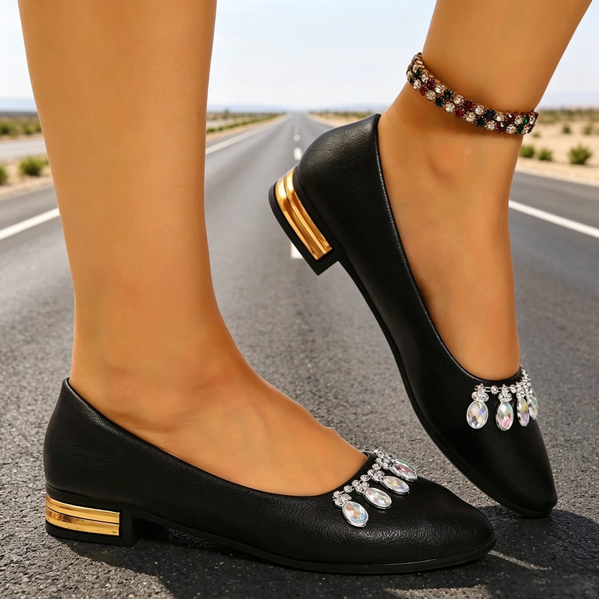 Women Flats Pointed Toe Ballet - огляд і ціна Women'S Shoes